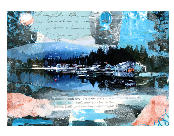 "The Lake" Giclee Canvas Print