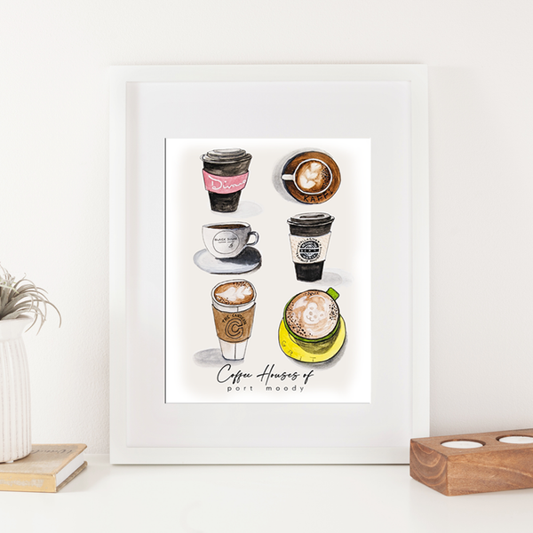 Port Moody Coffee Houses PRINT