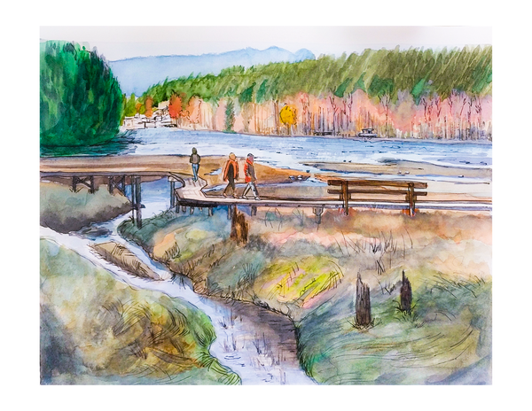 Port Moody Boardwalk PRINT