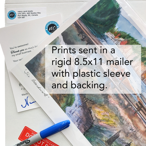 Port Moody Coffee Houses PRINT