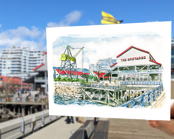 The Vancouver Shipyards Print
