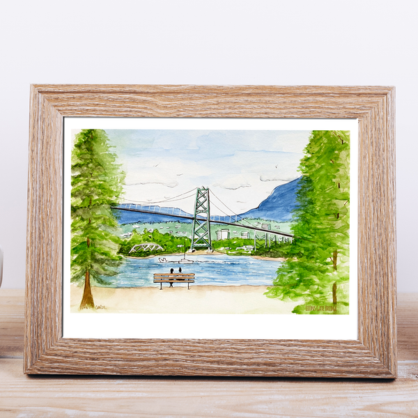 Vancouver Lionsgate Bridge PRINT