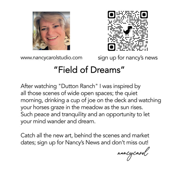 Horses in field art Print - FIELD OF DREAMS - 8x10 11x14 Animal Wall Art