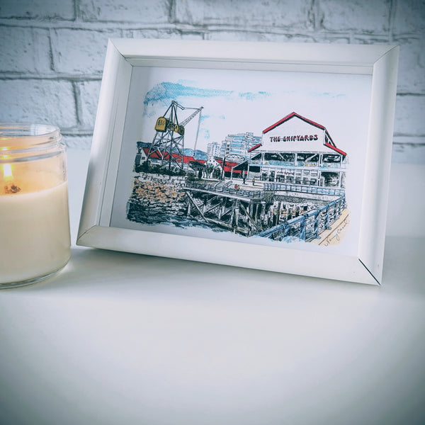 The Vancouver Shipyards Print