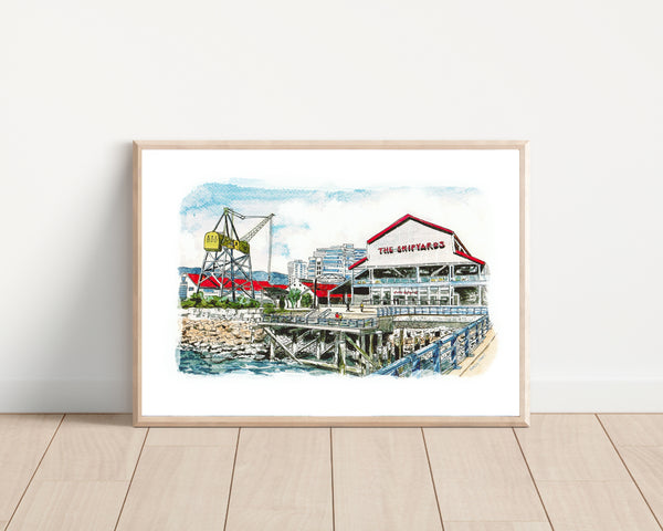 The Vancouver Shipyards Print