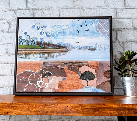 "Vancouver no.2" Giclee Canvas W/FRAME